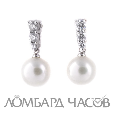 Ювелирное изделие Mikimoto  серьги