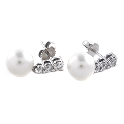 Ювелирное изделие Mikimoto  серьги