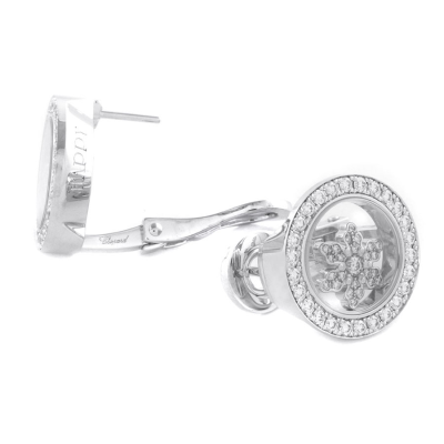 Ювелирное изделие Chopard  Happy Diamonds Snowflake серьги