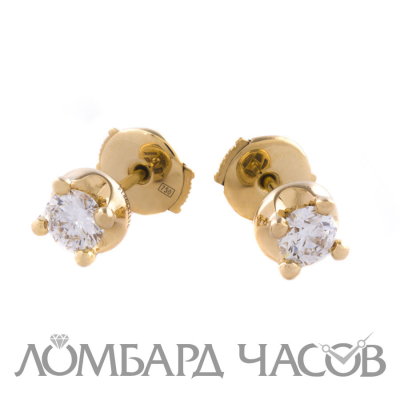 Ювелирное изделие Bvlgari  пусеты по 0.40 ct ( G / VS1 ) GIA