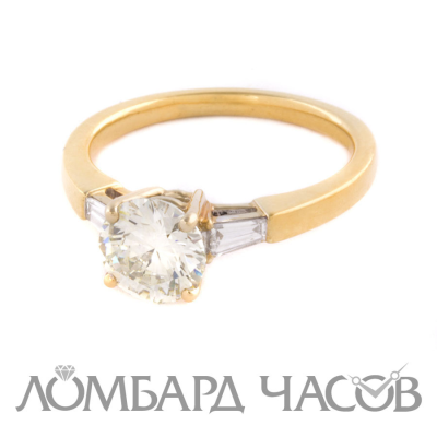 Ювелирное изделие No name Кольцо с бриллиантом 1.26 ct