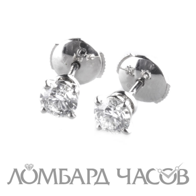 Ювелирное изделие Cartier  пусеты по 0.51 ct.