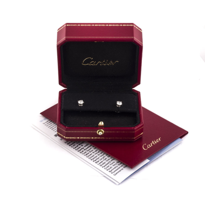 Ювелирное изделие Cartier  пусеты по 0.51 ct.