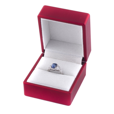 Ювелирное изделие No name Кольцо с сапфиром 2.31 ct. и бриллиантами