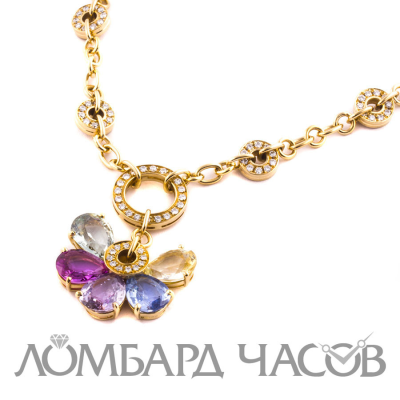 Ювелирное изделие Bvlgari  Flower Multicolor Sapphire 14.37 сt. Necklace