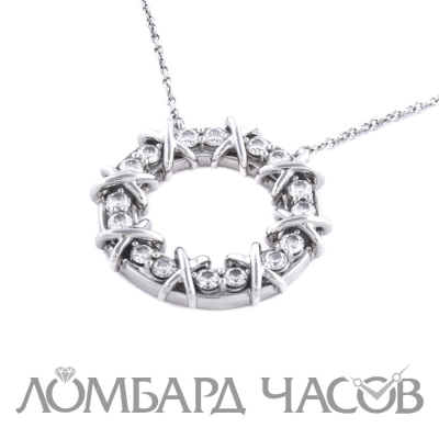 Ювелирное изделие Tiffany & Co  Schlumberger Sixteen 
Stone Platinum Pendant