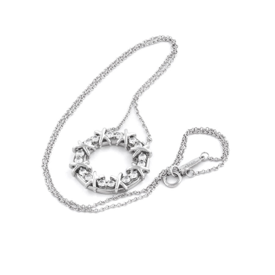 Ювелирное изделие Tiffany & Co  Schlumberger Sixteen 
Stone Platinum Pendant