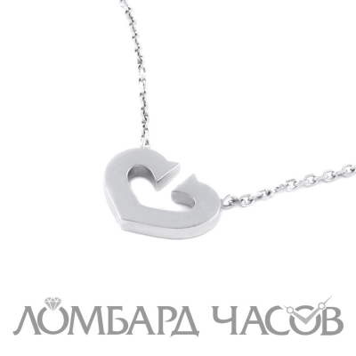 Ювелирное изделие Cartier  Symbols C Hearts necklace White gold