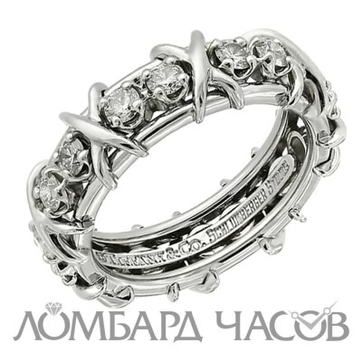 Ювелирное изделие Tiffany & Co  Schlumberger Sixteen 
Stone Platinum Ring