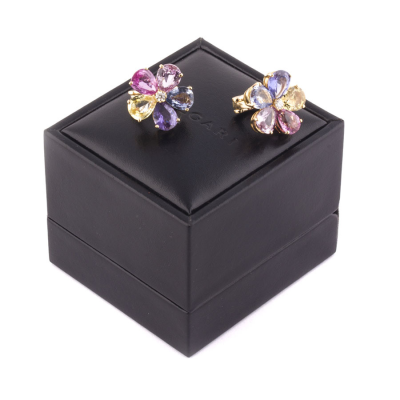 Ювелирное изделие Bvlgari  Flower Multicolor Sapphire Earring Maxi