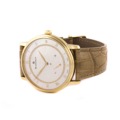 Швейцарские часы Blancpain  Villeret Ultra-Slim Automatic 40mm Small Retrograde Seconds