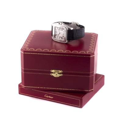 Швейцарские часы Cartier  Santos 100 Large