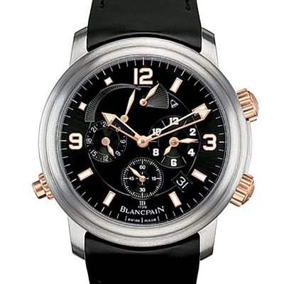 Швейцарские часы Blancpain Leman Alarm GMT Titanium