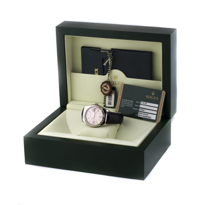 Швейцарские часы Rolex  Datejust Pink Waves With Diamonds 116139