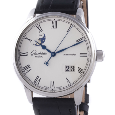 Швейцарские часы Glashutte Original  Senator Panorama Date Moonphase