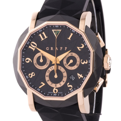 Швейцарские часы Graff GRAFF Steel Rose Gold Chrono 45 mm