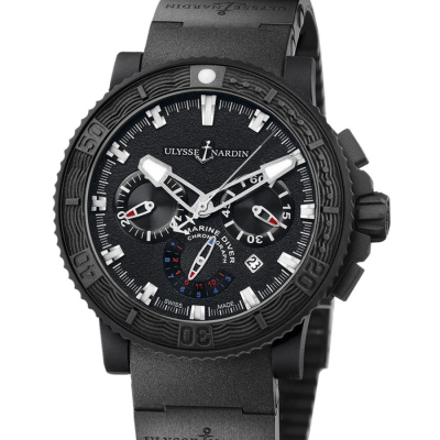 Швейцарские часы Ulysse Nardin Diver Black Sea Chronograph