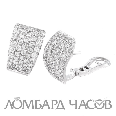 Ювелирное изделие Gianni Lazzaro  серьги с бриллиантами