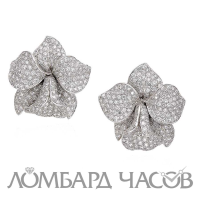Серьги Cartier  Caresse D Orchidees Diamond Earrings