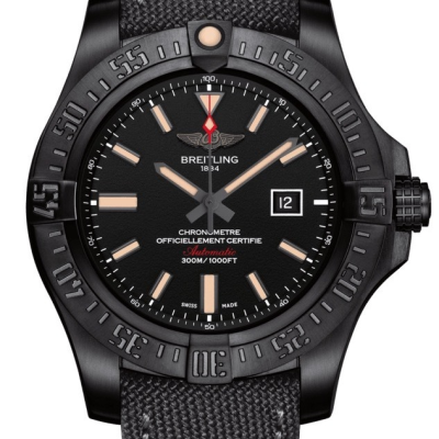 Швейцарские часы Breitling Avenger Blackbird 48мм