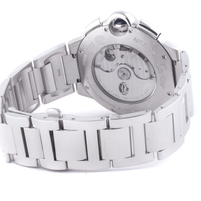 Швейцарские часы Cartier Ballon Bleu Chronograph White Gold 47 mm