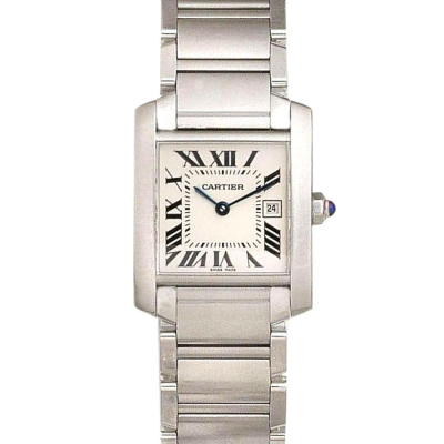 Швейцарские часы Cartier Tank Francaise Medium In Stainless