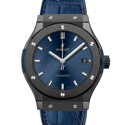 Швейцарские часы Hublot Classic Fusion Ceramic Blue 45mm