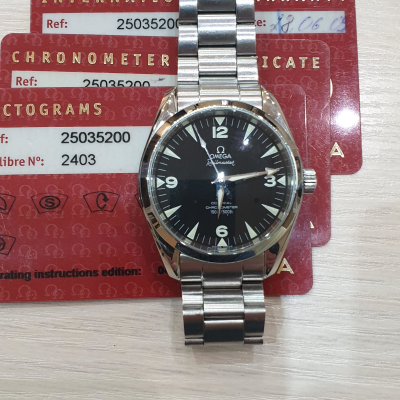Швейцарские часы Omega Seamaster Railmaster Chronometer Co-Axial