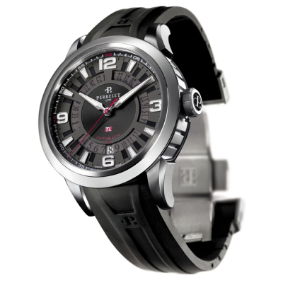 Швейцарские часы Perrelet Titanium 3 Hands-Date