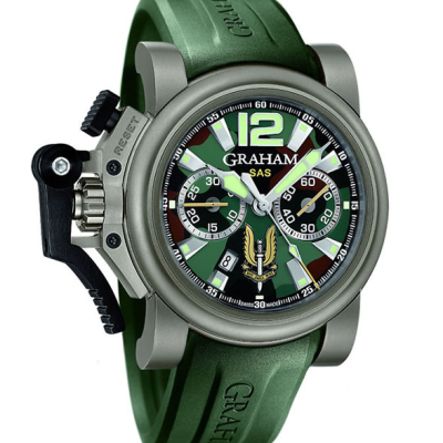 Швейцарские часы Graham Chronofighter Oversize Titanium SAS