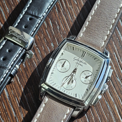 Швейцарские часы Glashutte Original Senator Karree Chronograph