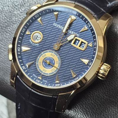 Швейцарские часы Ulysse Nardin Dual Time Big Date 42 mm
