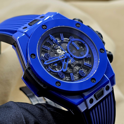 Швейцарские часы Hublot Unico Blue Magic