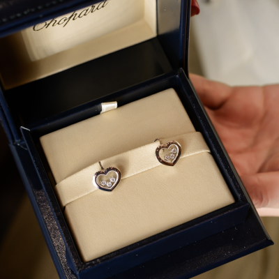 Серьги Chopard Happy Diamonds Icons