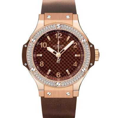 Швейцарские часы Hublot Big Bang Red Gold Cappuccino Diamonds