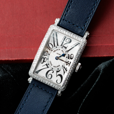 Швейцарские часы Franck Muller Long Island White Gold