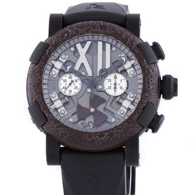 Швейцарские часы Romain Jerome Steampunk Black Chrono