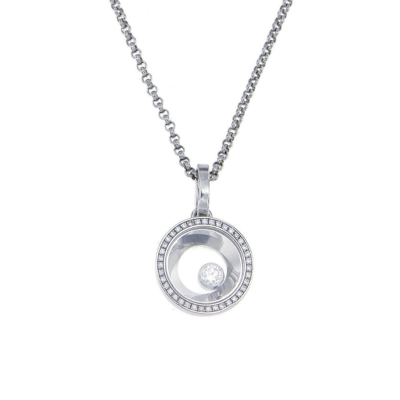 Подвеска Chopard Very White Gold Round Diamond Pendant