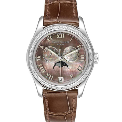 Швейцарские часы Patek Philippe Complications Annual Calendar White Gold Diamond