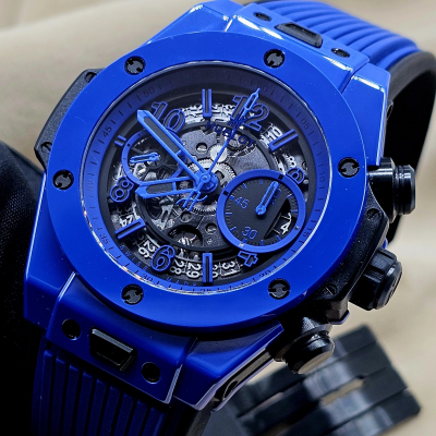 Швейцарские часы Hublot Unico Blue Magic