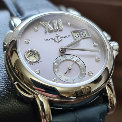 Швейцарские часы Ulysse Nardin Dual Time Time Ladies