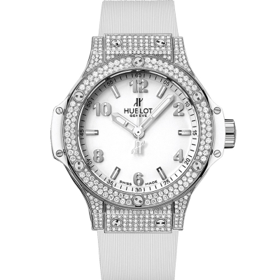 Швейцарские часы Hublot Big Bang Steel White Diamonds 38mm