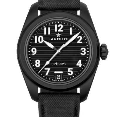 Швейцарские часы Zenith Pilot Automatic Black Ceramic
