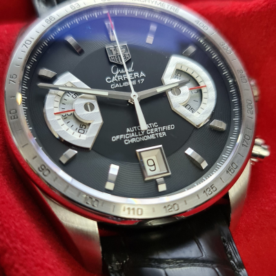 Швейцарские часы Tag Heuer  Grand Carrera Calibre Сhronograph 43 mm