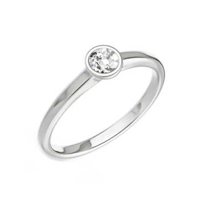 Кольцо Tiffany & Co Round Brilliant 0,23 ct