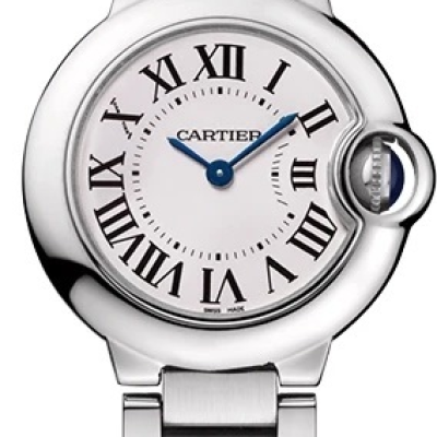 Швейцарские часы Cartier Ballon Bleu de 28mm, quartz movement, steel