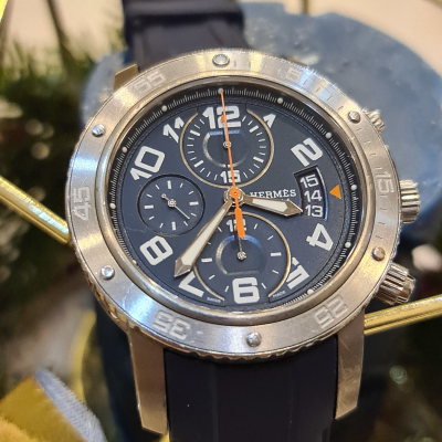 Швейцарские часы Hermes Clipper Chronograph Automatic Maxi 44mm
