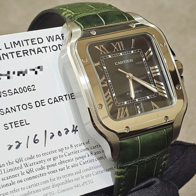 Швейцарские часы Cartier Santos