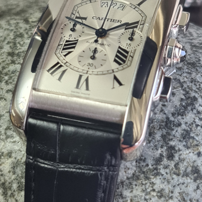Швейцарские часы Cartier CARTIER TANK AMERICAINE XL CHRONOGRAPH