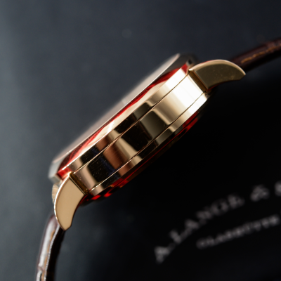 Швейцарские часы A.Lange & Sohne ZEITWERK in 18-carat pink gold